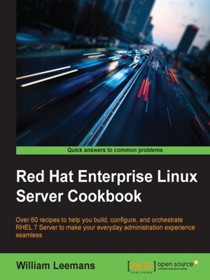 cover image of Red Hat Enterprise Linux Server Cookbook